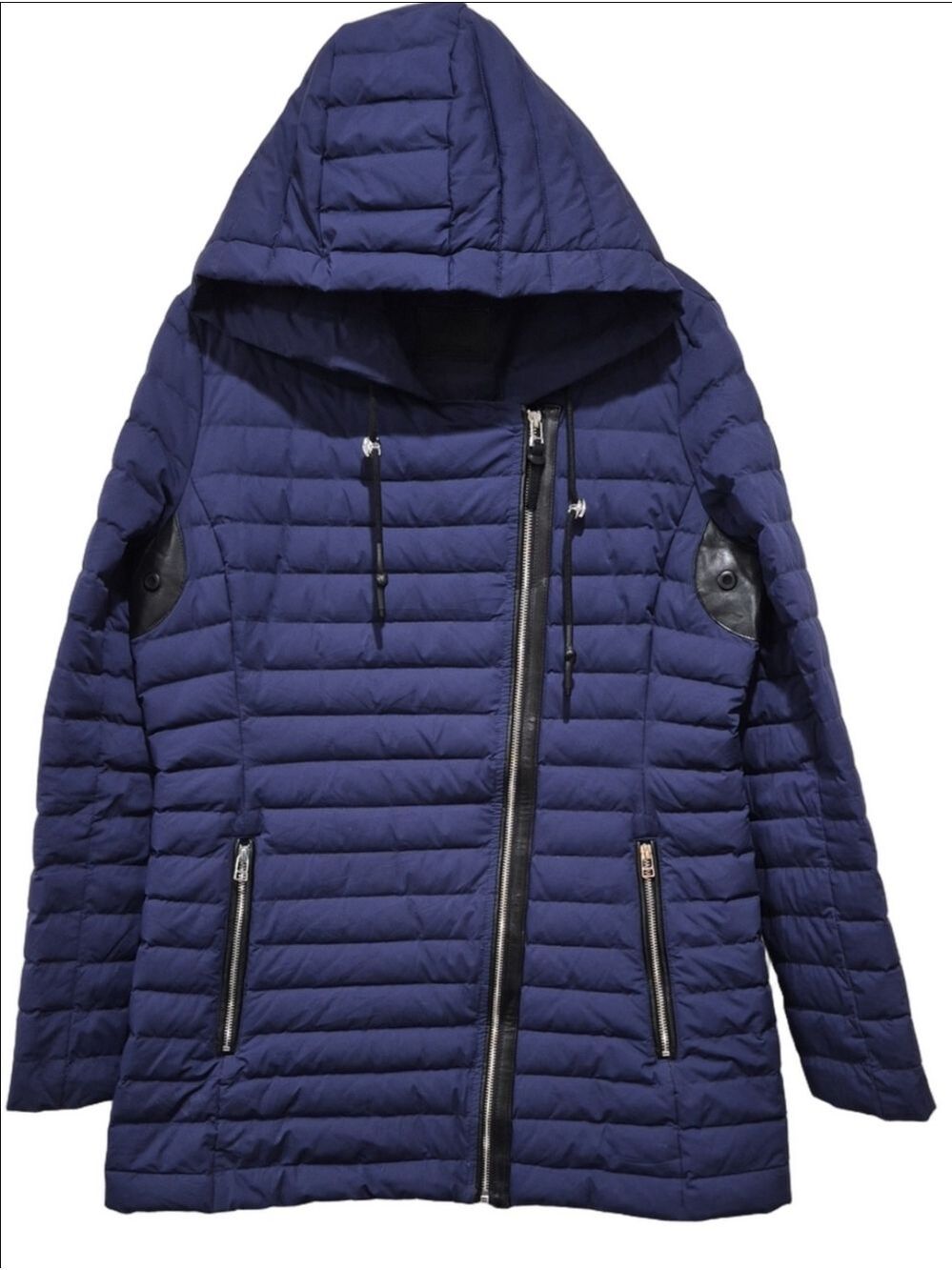 Atelier Noir by Rudsak Asymmetric Down Puffer Jacket Blue L
